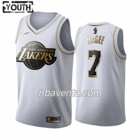 Camiseta Niños Los Angeles Lakers JaVale McGee 7 2019-20 Nike Blanco Golden Edition Swingman